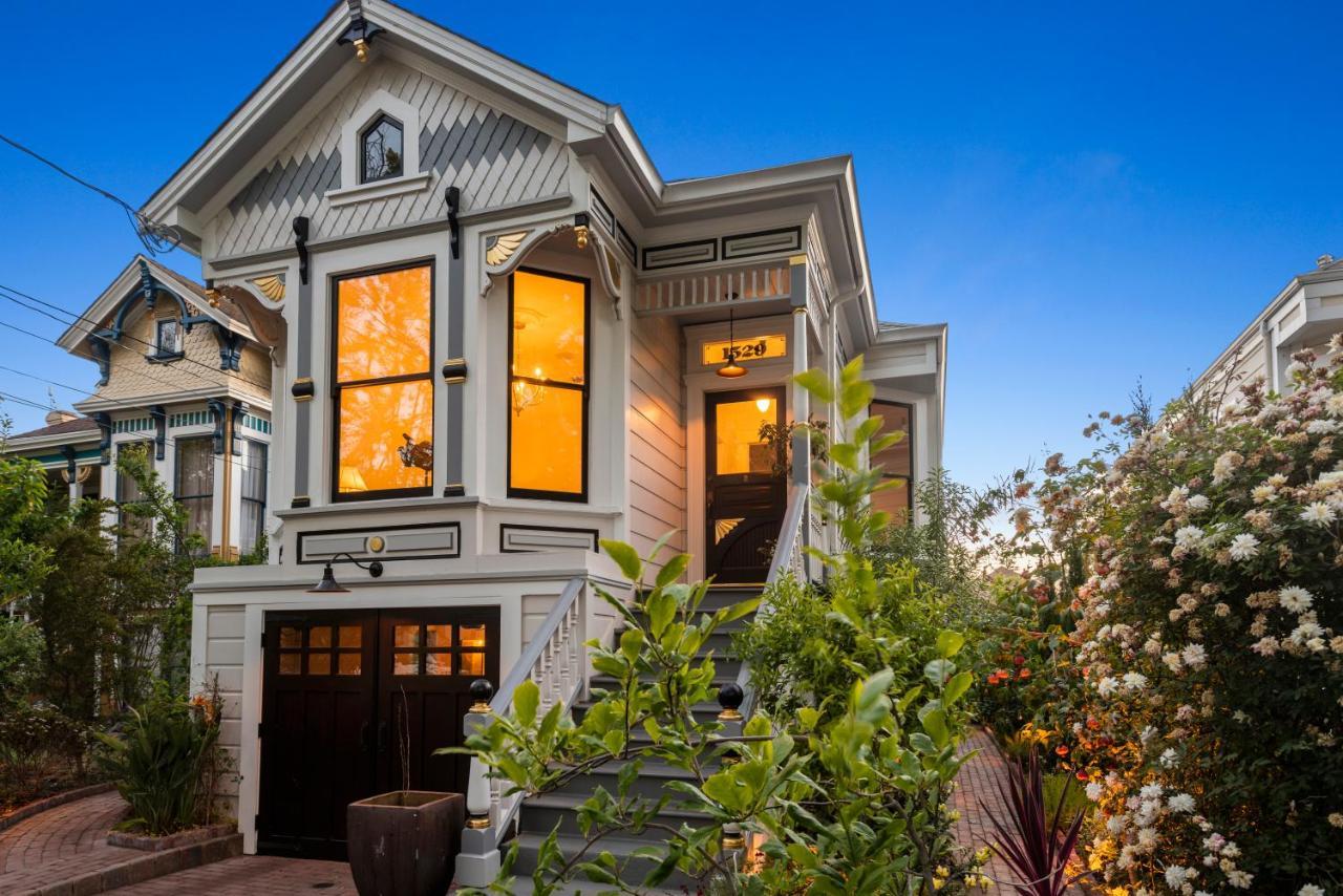 Garden Level Flat In 1885 Queen Anne Victorian Cottage In Alameda Exterior foto